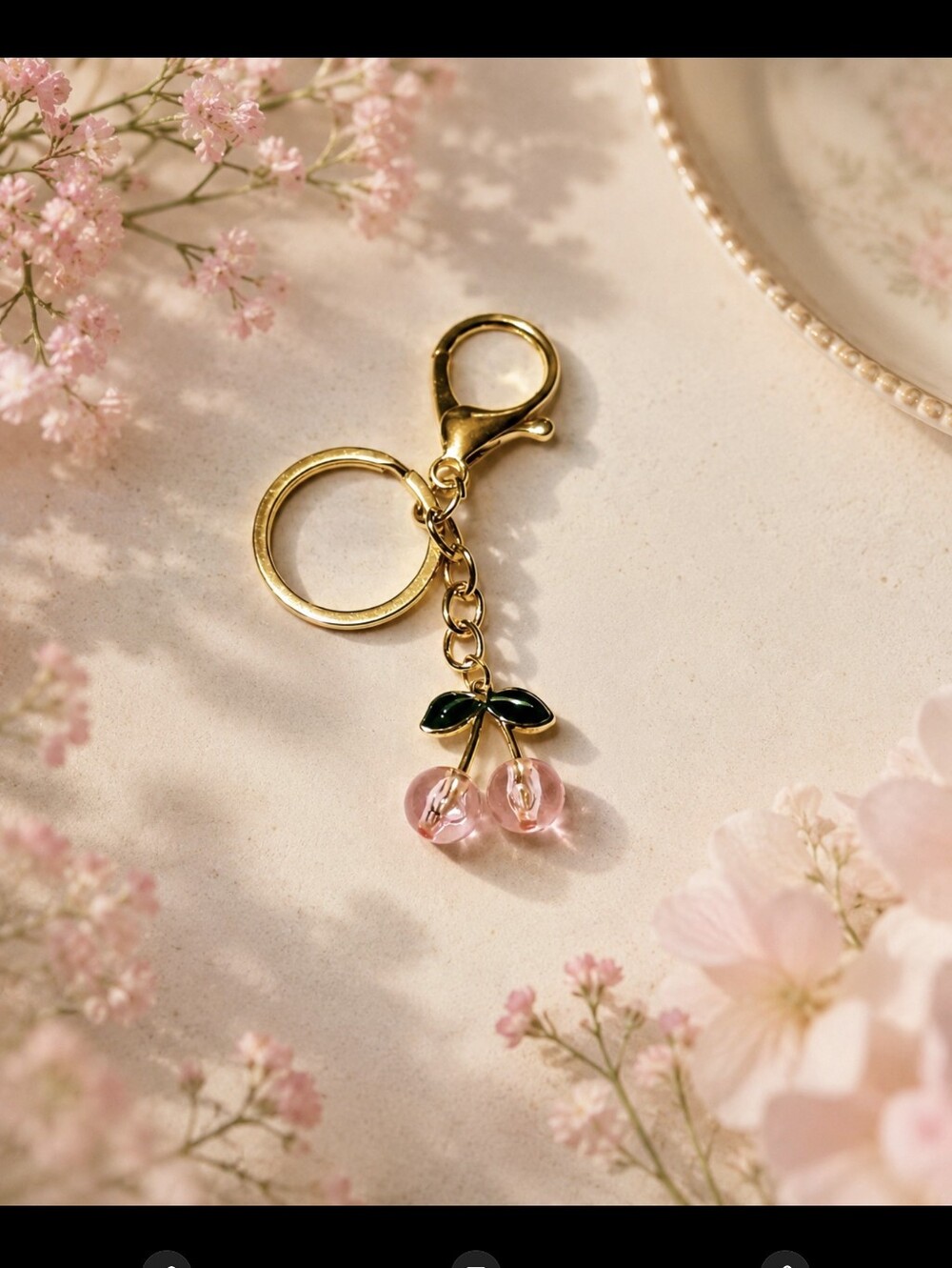 Cherry Key Chain NWOT